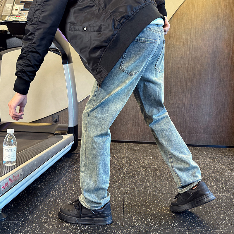 四季主推美式高街弹力微宽松窄版直筒简约百搭牛仔裤子男185P65,男装牛仔裤,星座1102 四季主推美式高街弹力微宽松窄版直筒简约百搭牛仔裤子男185P65,男装牛仔裤,星座1102