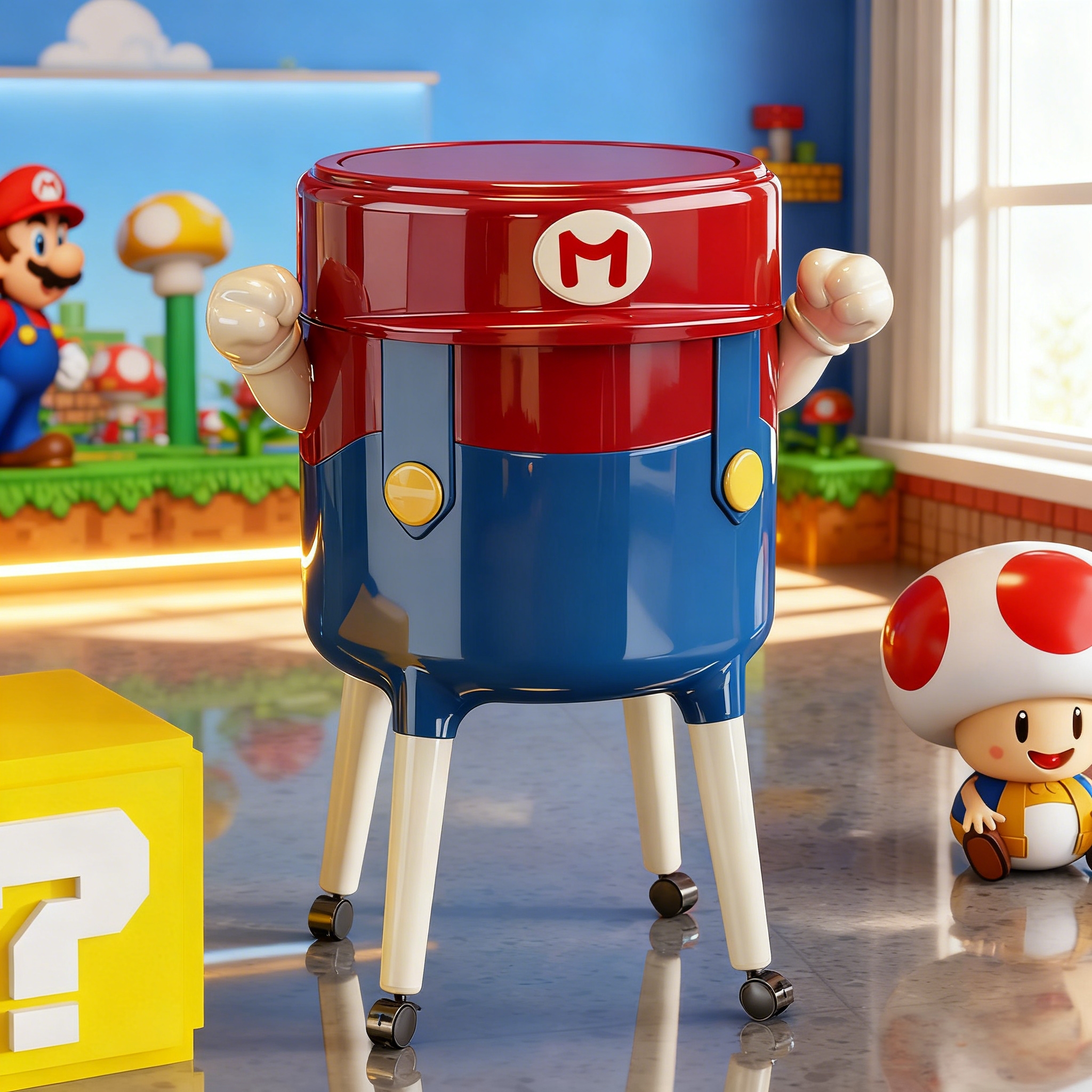 2025新款家用免弯腰垃圾桶