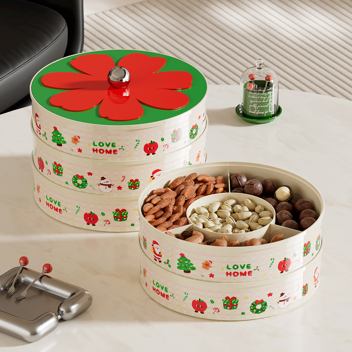 高颜值多层桌面收纳盒