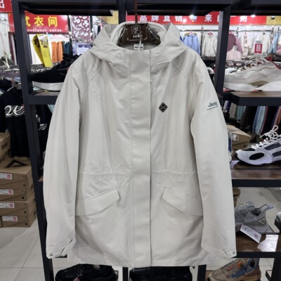 吉P正品女子冲锋衣抓绒内胆两件套户外防风三合一外套J332184018