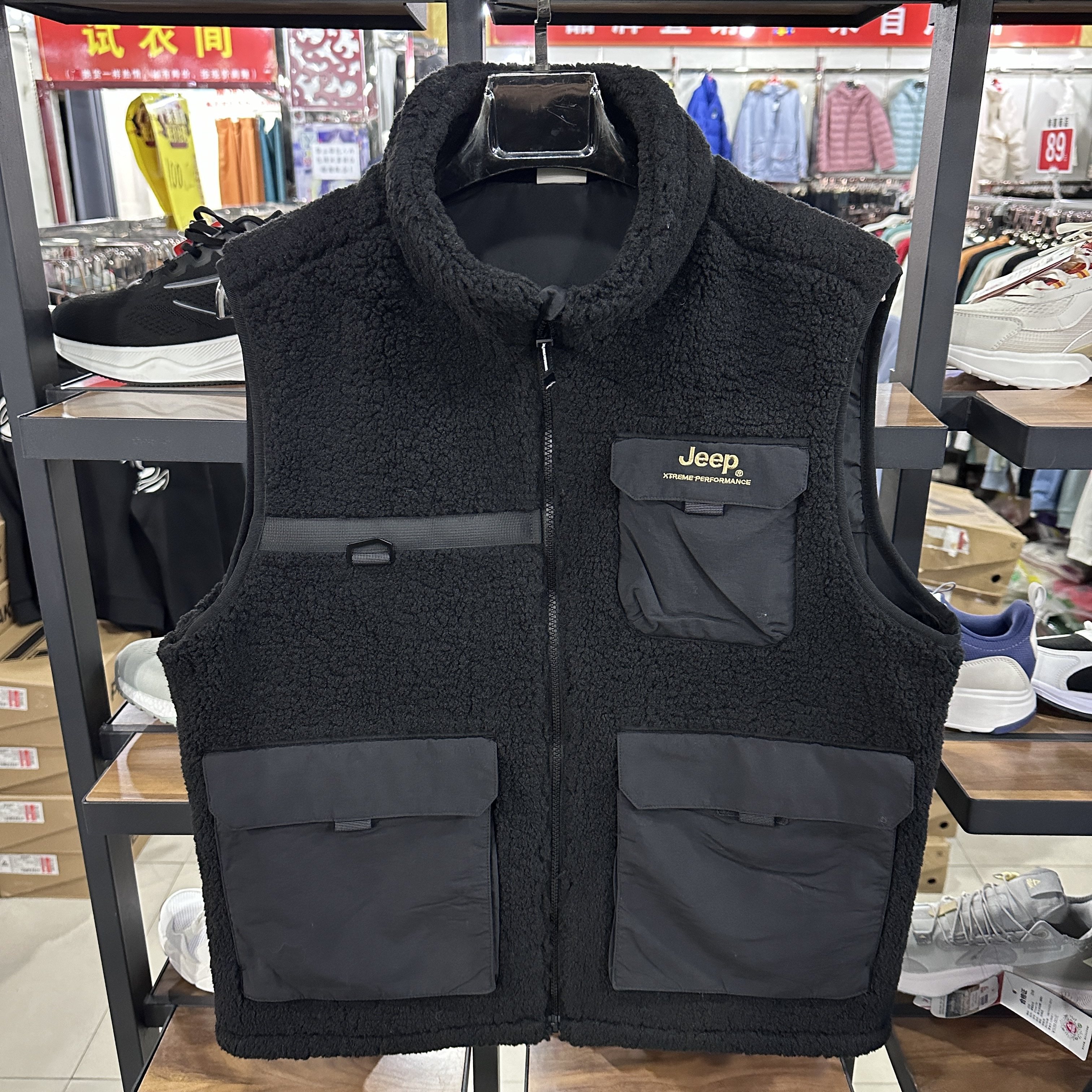 吉P正品男式抓绒马甲休闲时尚羊羔绒加厚保暖坎肩背心J332194921,男装,常规马甲,淘宝优惠券,粉丝福利购,淘宝优惠卷