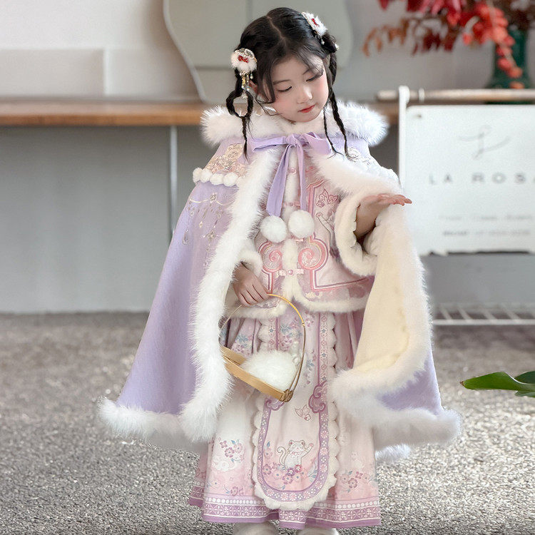 其它面料冬季有帽不可拆女加绒披风/斗篷,童装/婴儿装/亲子装,披风/斗篷,淘宝优惠券,粉丝福利购,淘宝优惠卷