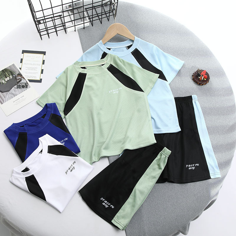 速干透气男童夏装套装2025新款儿童运动夏季童装薄款冰丝短袖短裤,童装/婴儿装/亲子装,儿童运动套装,淘宝优惠券,粉丝福利购,淘宝优惠卷