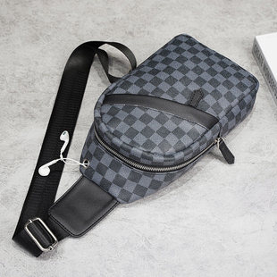 胸包男韩版 单肩包斜跨运动包防水背包休闲欧美男包 街头潮流新款