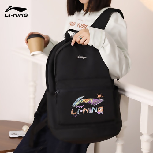 李宁书包户外运动大容量男女同款