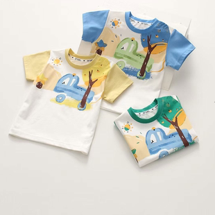 95棉短袖 青檬童年品牌 男童夏季 0800 T恤