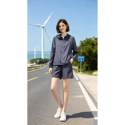 鑫娅丽贝卡MR26076正品2026夏季新时尚显瘦薄款外套防晒衫上衣女