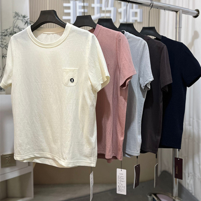 菲玛掂夏季新圆领短袖T恤女上衣