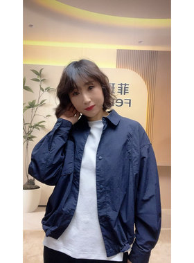 菲玛掂261003正品2026春季新时尚气质显瘦宽松百搭衬衣上衣女外套