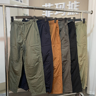 丽贝卡23010正品秋季新款松紧腰休闲百搭时尚工装裤女裤直筒裤