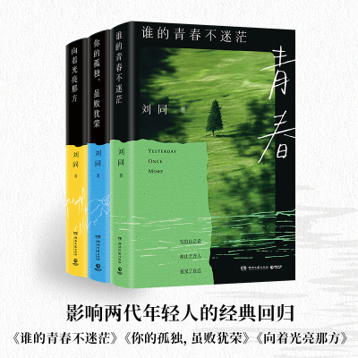 向着光亮那方 你的孤独虽败犹荣 谁的青春不迷茫  单本系列任选  刘同 成长经典，重版归来 真实故事带你触摸困境中的微光与温度