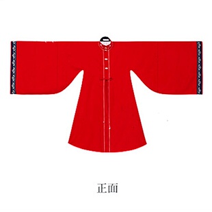 尚衣局纸样汉服1:1版型竖领披风明制对襟圈金长袄DIY马面裙电子档