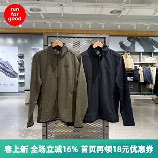 安德玛 男子秋冬户外休闲训练加绒拉链运动外套6005672