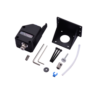 3d打印机配件BMG挤出机双齿轮减速软性耗材远近程通用透明色 黑色