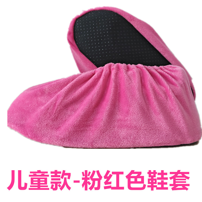 儿童早教幼儿园学生款布鞋套家用加厚布脚套可反复洗防滑耐磨包邮