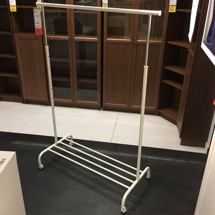 宜家 丽加 晒衣架 晾衣架 衣帽架 鞋架 宜家多功能衣帽架鞋架