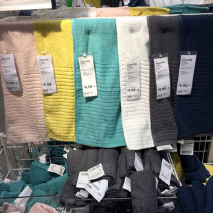 宜家 沃格逊 毛巾 面巾 宜家美容毛巾 纯棉毛巾 宜家特价毛巾