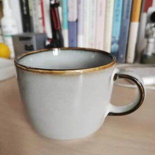 宜家格拉德里杯 欧式居家蓝色马克杯水杯 陶瓷杯复古咖啡牛奶杯子