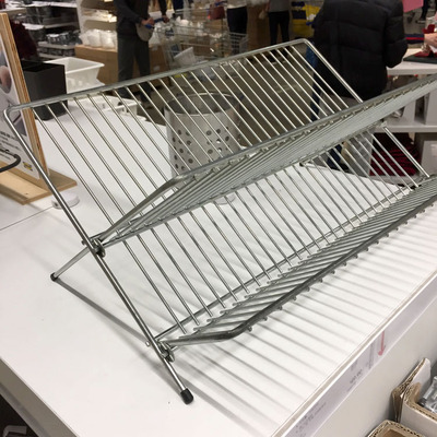 宜家克沃厨房餐具滤干架