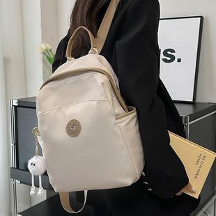 休闲旅行双肩包小众简约女士小背包2025夏季 简约双肩包包 新款 时尚