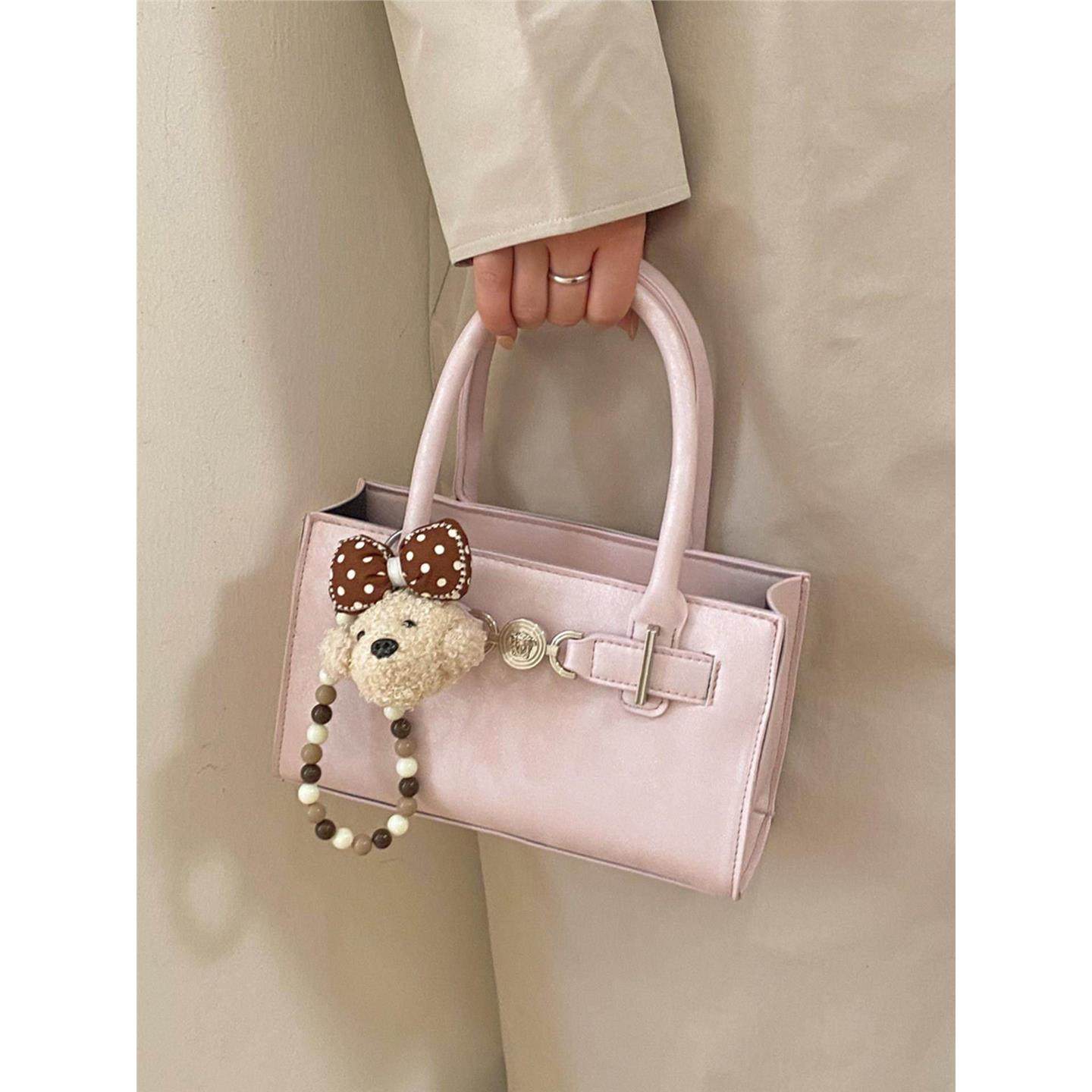 手提包包女式2026新款小众超火上班通勤单肩斜挎包时尚百搭小方包,箱包皮具/热销女包/男包,小方包,淘宝优惠券,粉丝福利购,淘宝优惠卷