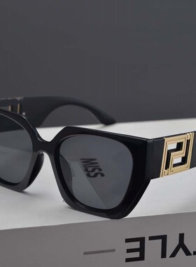 欧美复古多边形大框镂空太阳眼镜