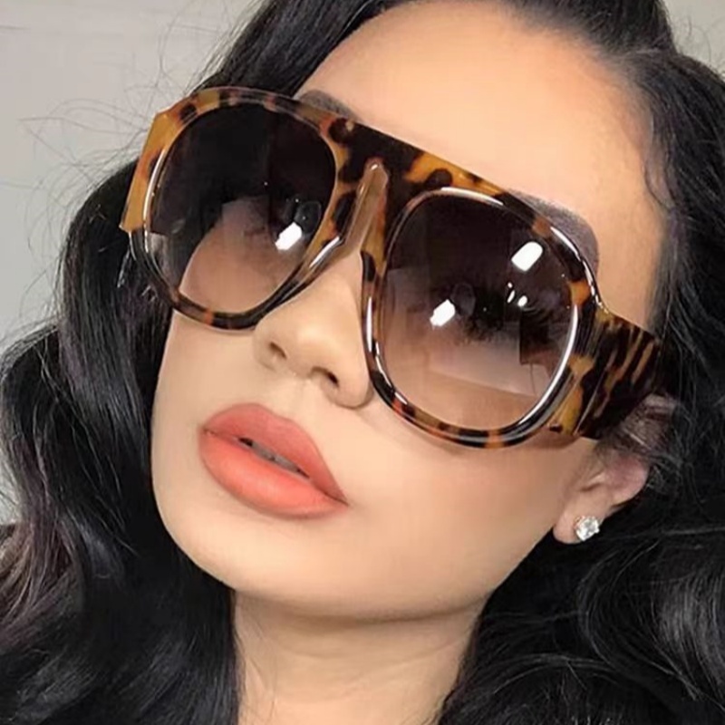 防风蛤蟆镜复古男女超大框太阳镜