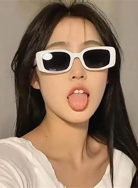 嘻哈蹦迪街拍方形长方形复古韩版