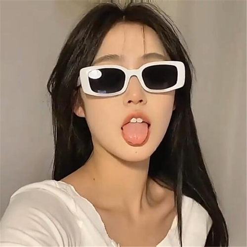 嘻哈蹦迪街拍方形长方形复古韩版