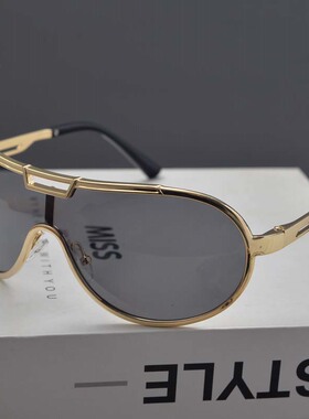 欧美复古大框飞行员式连体蛤蟆镜