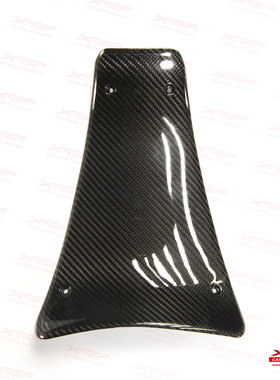 适配Vespa15-26款GTS GTV300改装xtop碳纤维电池盖干碳工艺轻量化
