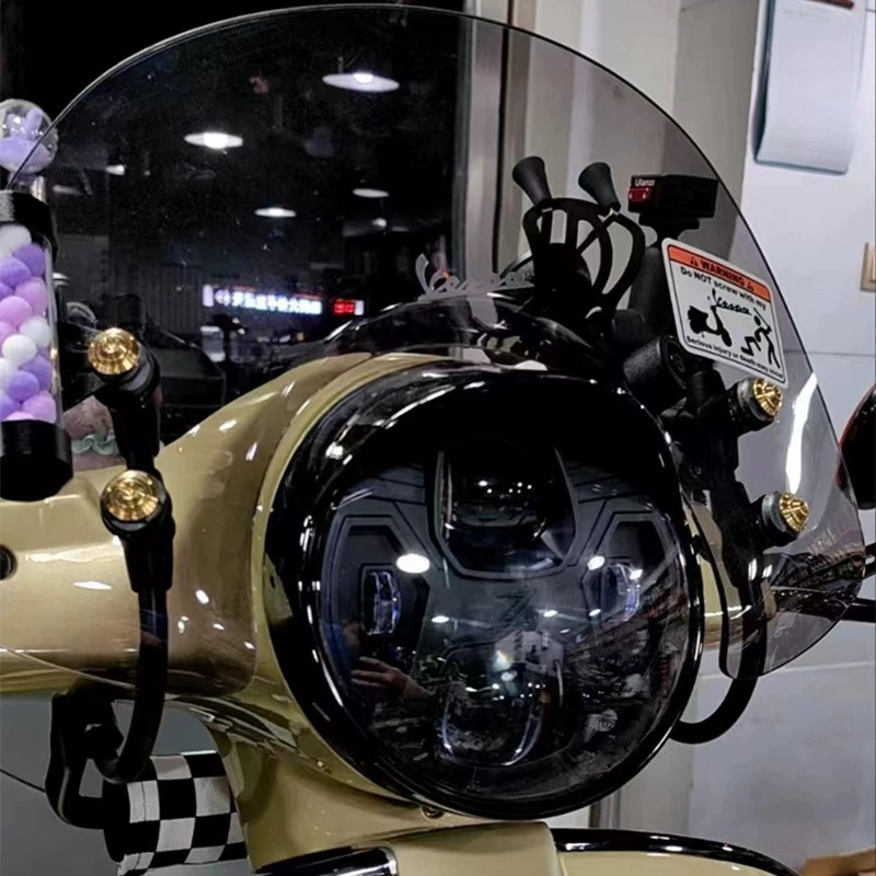 比亚乔Vespa改装GTS300新款透镜Z牌大灯z牌台湾高亮度鱼眼灯