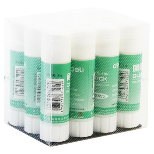 正品 得力固体胶 7102 21G PVA手工固体胶棒 固体胶水 新包装