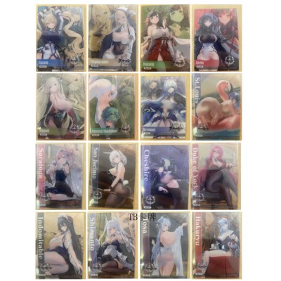 TB卡牌 日本正版武士道 BTCC 透明收藏卡 碧蓝航线第3弹 57-72号