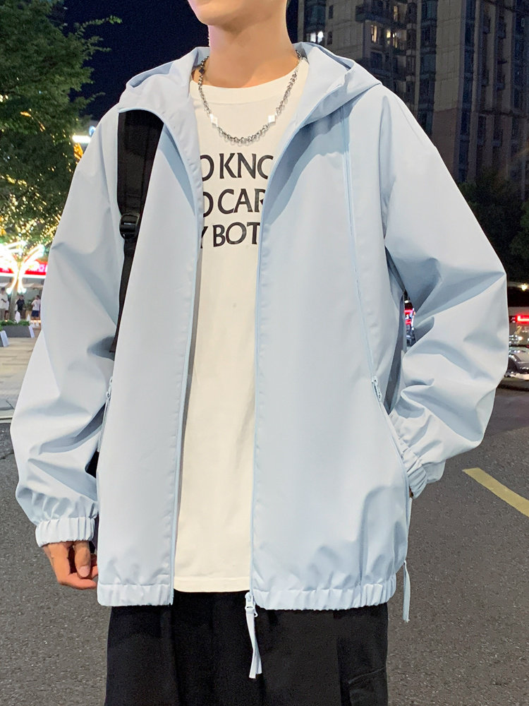 男士外套春秋季2026新款美式潮流痞帅薄款夹克男装百搭防风上衣服