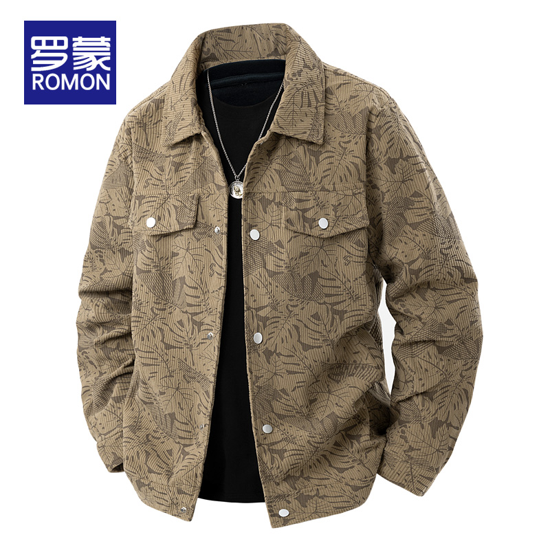 罗蒙翻领春季标准夹克