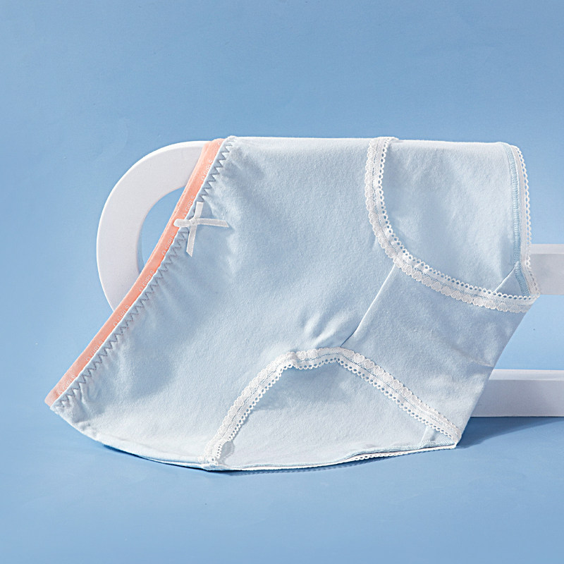 【4免1】俏姑娘女士内裤中腰竹浆纤维面料少女学生款春季新品5795