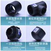 32直接三通弯头黑色管帽 天一金牛PE水管管件20 活接配件