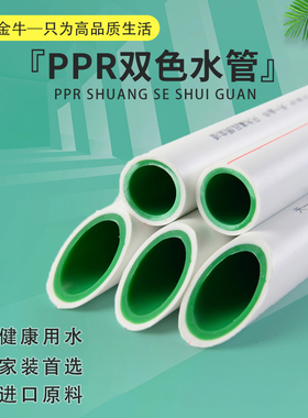 天一金牛ppr双色水管冷热家用自来水配件家装 4分6分