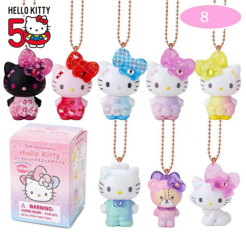 现货 日本Sanrio三丽鸥Hello Kitty50周年限定盲盒挂件
