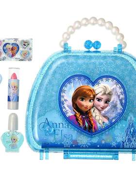 现货 日本Disney迪士尼冰雪奇缘EIsa艾莎儿童化妆品首饰盒套装