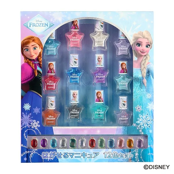 现货 日本Disney迪士尼Frozen冰雪奇缘EIsa艾莎儿童指甲油套装,模玩/动漫/周边/娃圈三坑/桌游,动漫手表/项链/饰品,淘宝优惠券,粉丝福利购,淘宝优惠卷