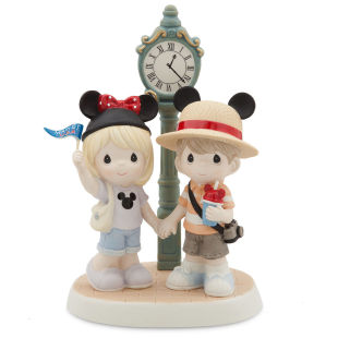 现货 美国Disney迪士尼'我们珍贵时刻'手绘瓷器雕像