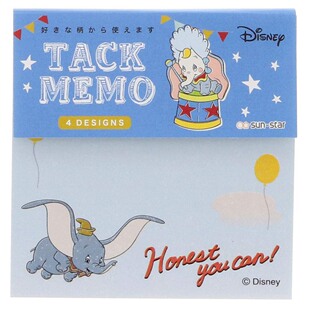 现货 日本Disney迪士尼DUMBO小飞象日本制便笺留言纸记事本