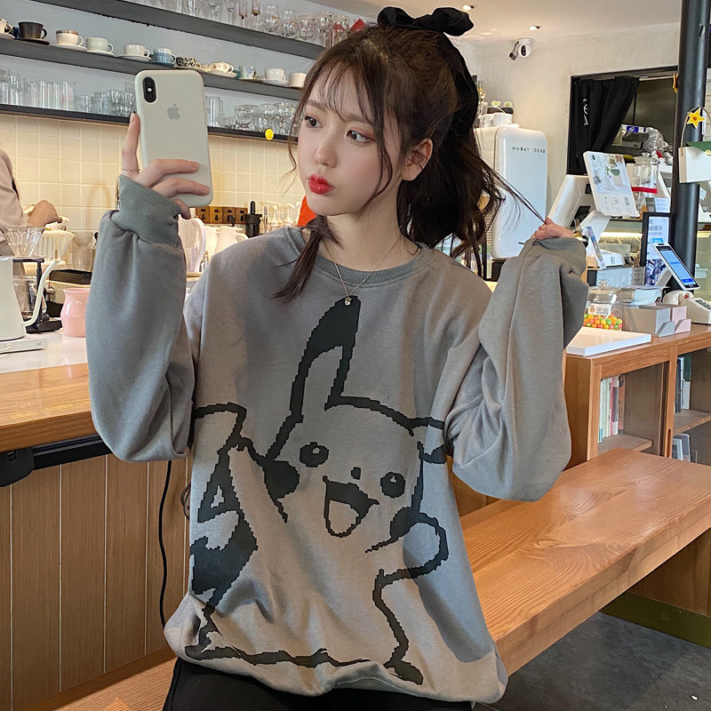 Real photo in 2021 - spring dress fish scale sweater women's loose Korean version ins lazy style BF super fire CEC coat