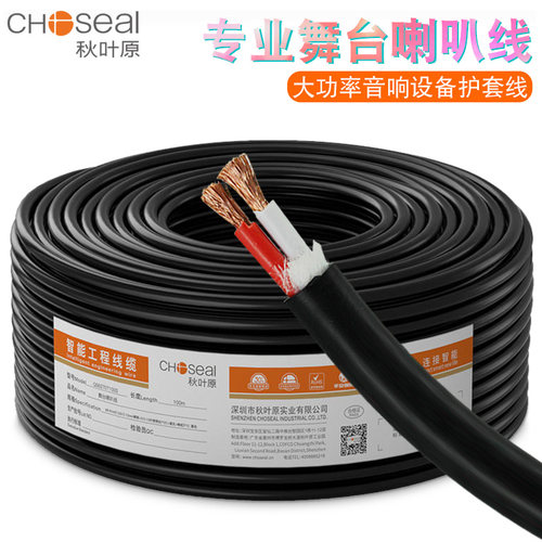 纯铜秋叶原音箱线舞台音响线