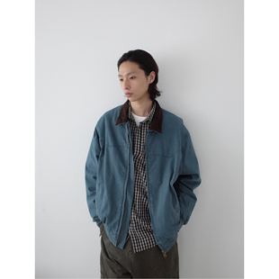 INKNOTS美式 夹克男女情侣棉服宽松翻领棉衣外套潮 复古巴恩风工装