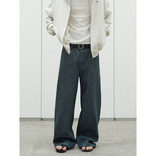 INKNOTS巴黎扣青光原色牛仔裤