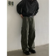 INKNOTS美式 男女潮牌休闲长裤 复古宽松廓形解构设计感直筒工装 裤