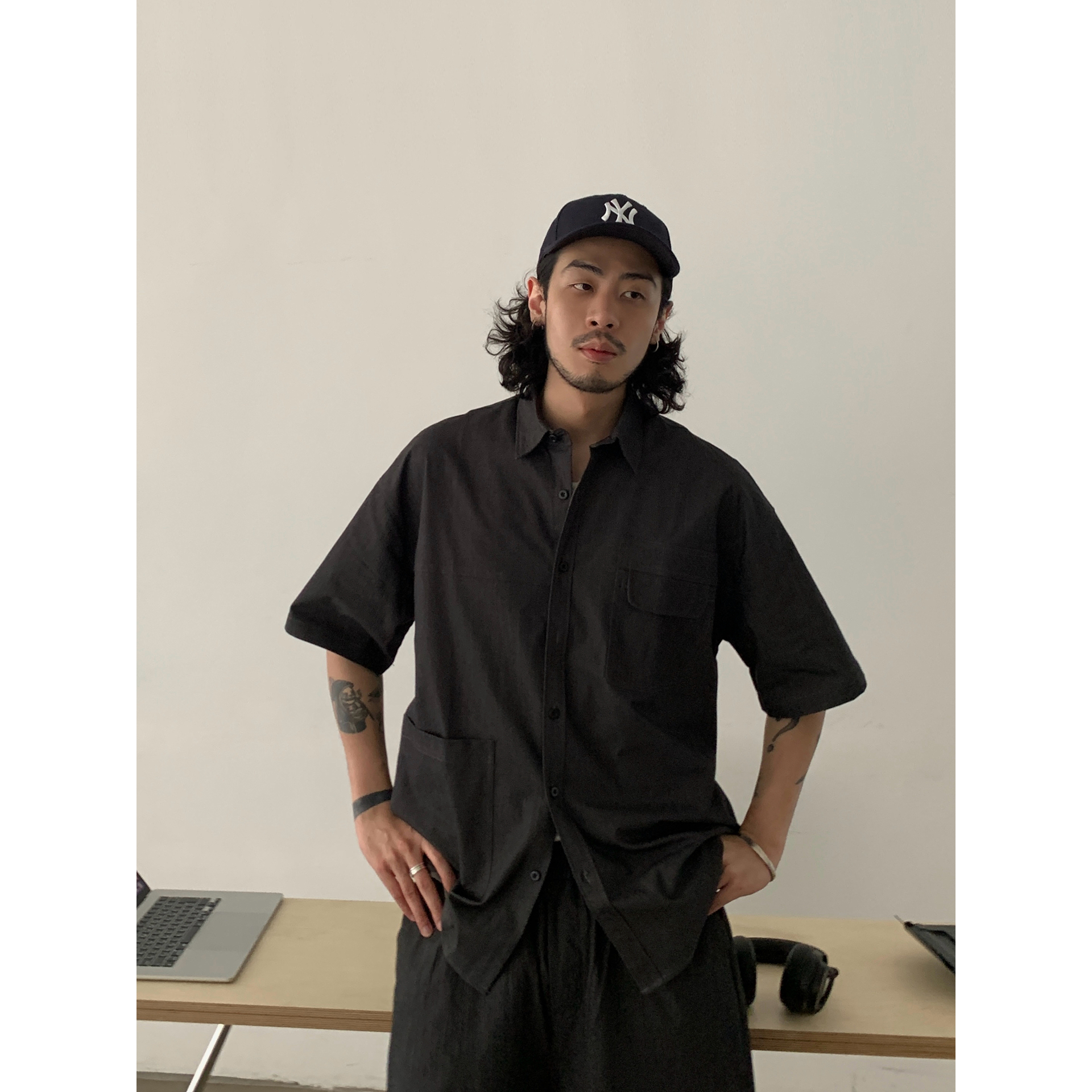 INKNOTS美式复古休闲衬衫